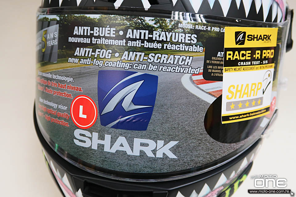 2017 SHARK RACE-R PRO WHITE SHARK