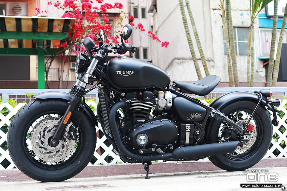 2018 Triumph Bonnevile Bobber Black ABS