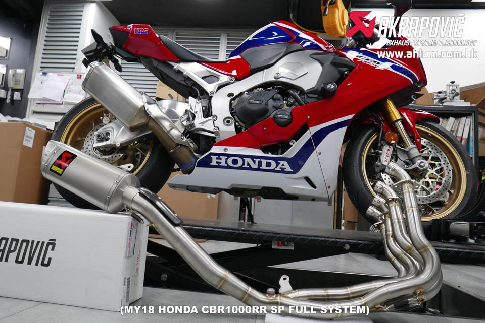 2018 Akrapovic Full system for CBR1000RR SP2