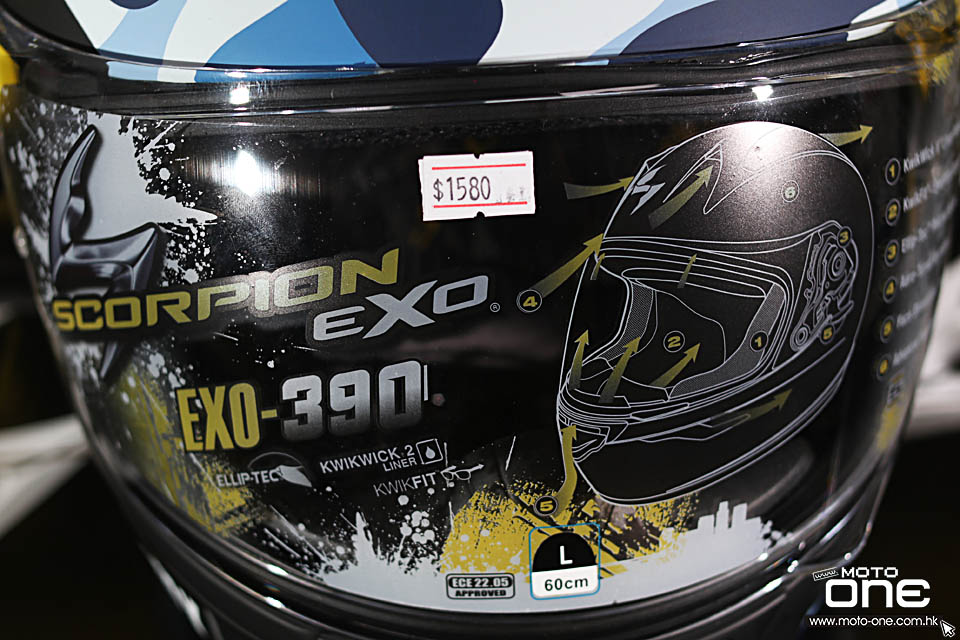 2018 SCORPION EXO-390 HELMETS