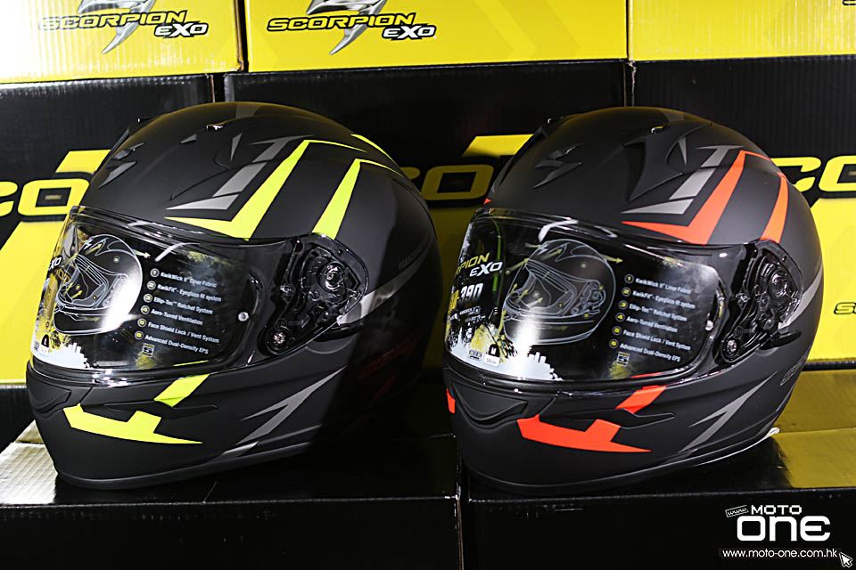 2018 SCORPION EXO-390 HELMETS