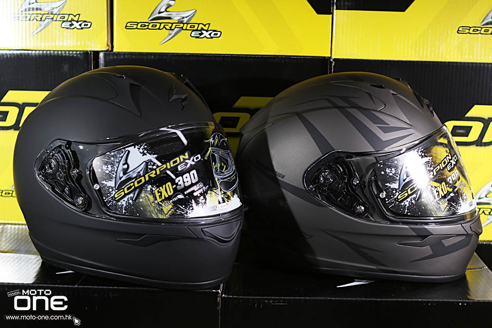 2018 SCORPION EXO-390 HELMETS