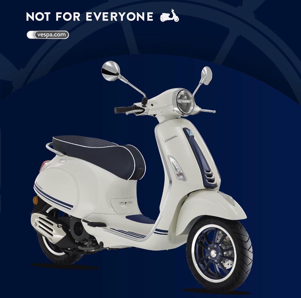 2019 Vespa Primavera 150 Yatch Club 50th Anniversary