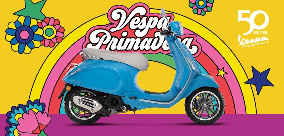 2019 Vespa Primavera 150 Yatch Club 50th Anniversary