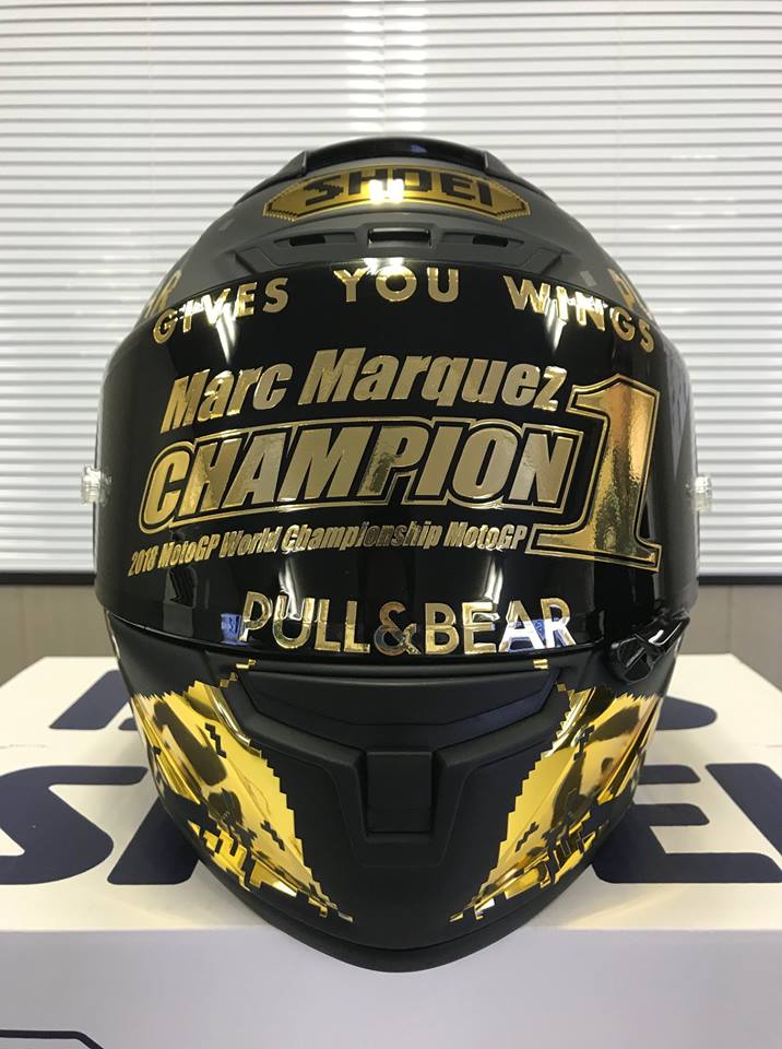 2018 MM93 SHOEI WORLD CHAMPION HELMET