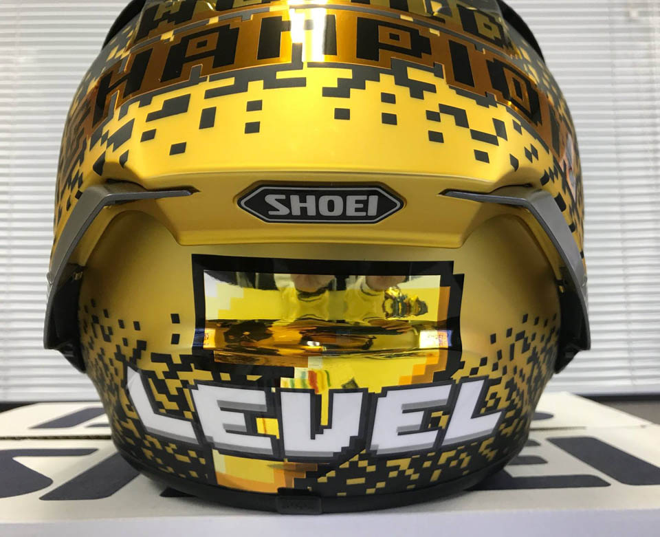 2018 MM93 SHOEI WORLD CHAMPION HELMET