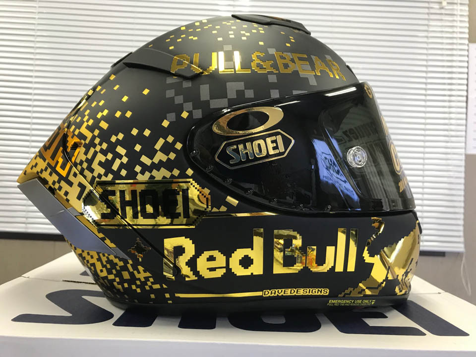 2018 MM93 SHOEI WORLD CHAMPION HELMET