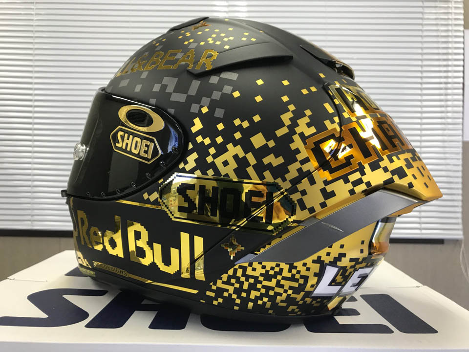 2018 MM93 SHOEI WORLD CHAMPION HELMET