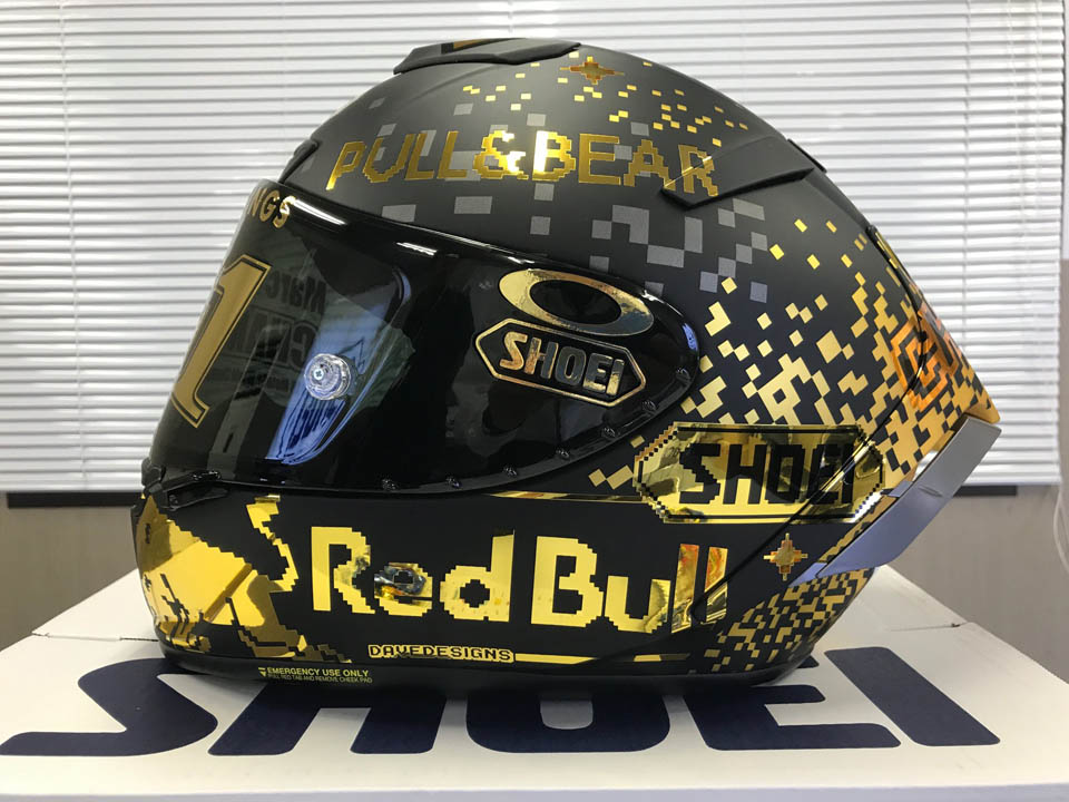 2018 MM93 SHOEI WORLD CHAMPION HELMET