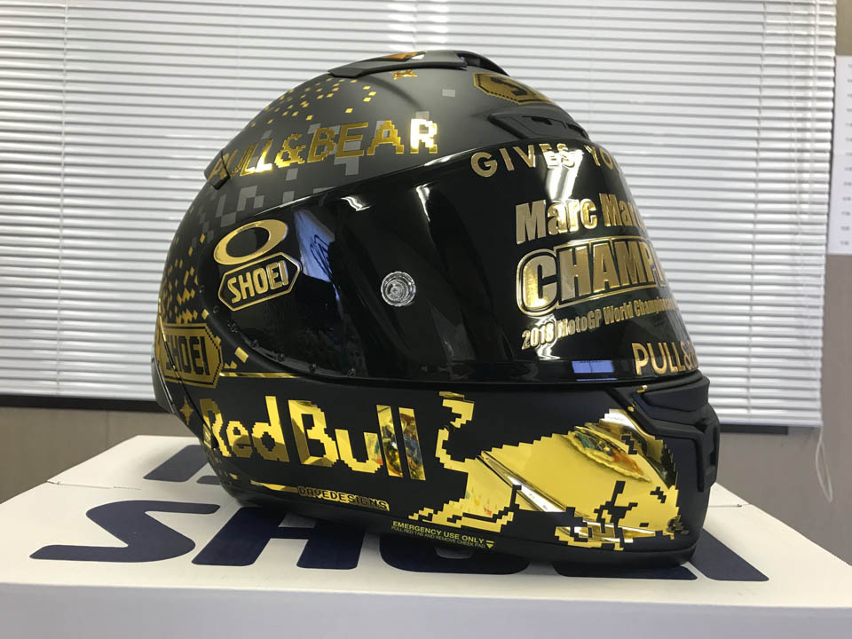 2018 MM93 SHOEI WORLD CHAMPION HELMET