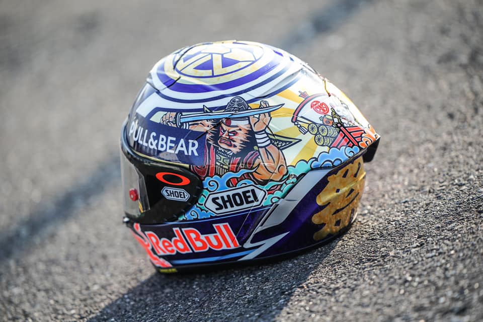 2018 shoei mm93 marc marquez helmets