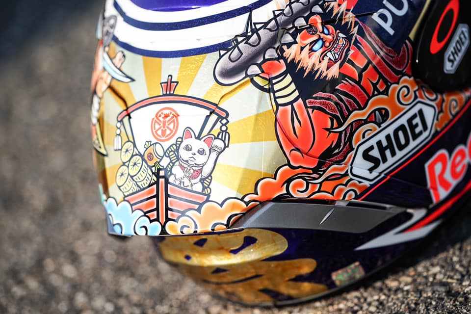 2018 shoei mm93 marc marquez helmets