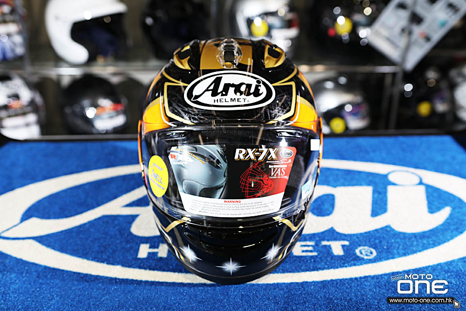 2018 Arai RX-7X PEDROSA SPIRIT GOLD