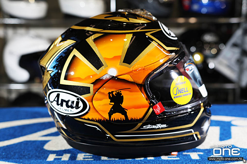 2018 Arai RX-7X PEDROSA SPIRIT GOLD