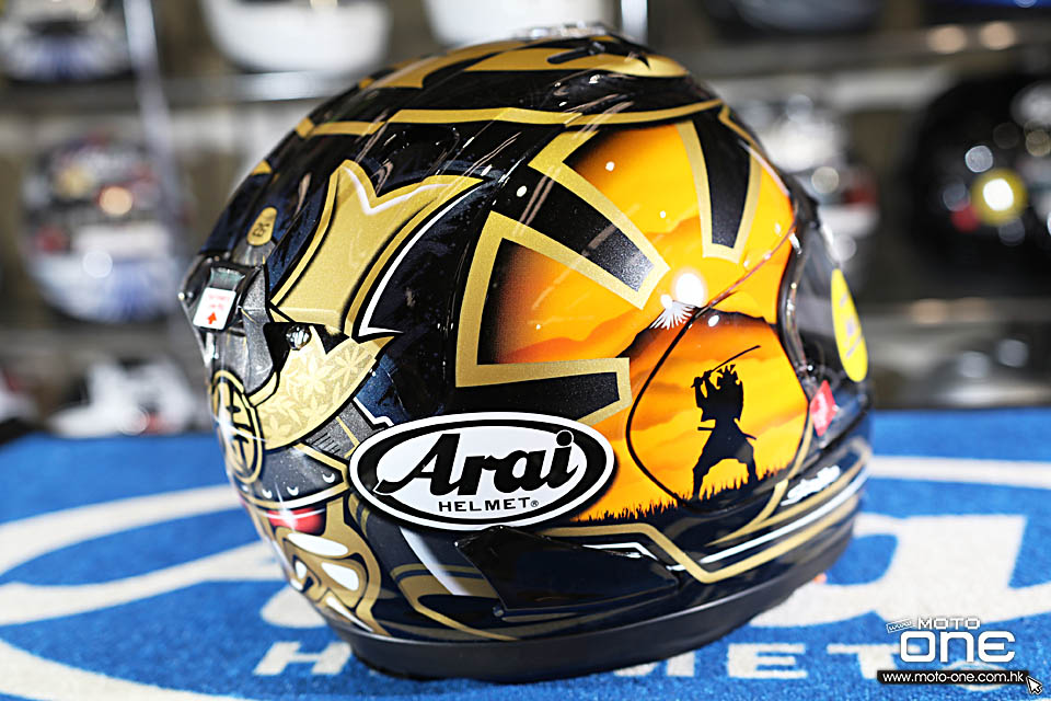 2018 Arai RX-7X PEDROSA SPIRIT GOLD