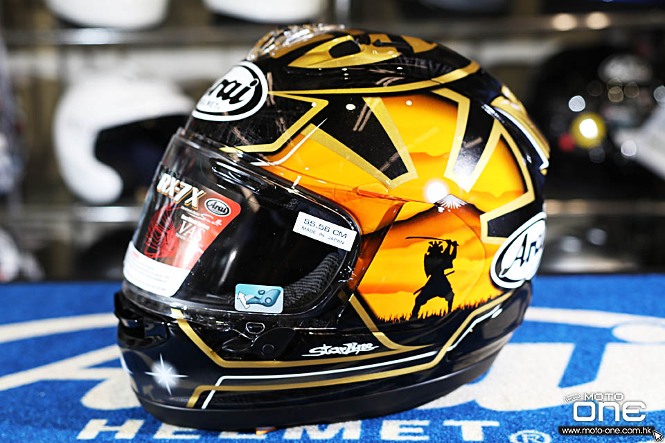 2018 Arai RX-7X PEDROSA SPIRIT GOLD