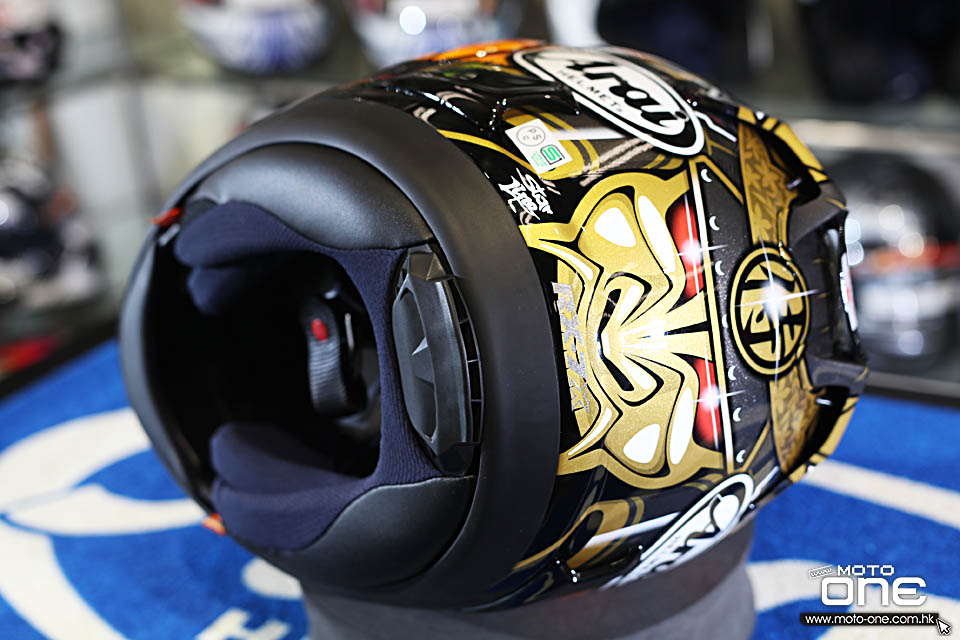 2018 Arai RX-7X PEDROSA SPIRIT GOLD