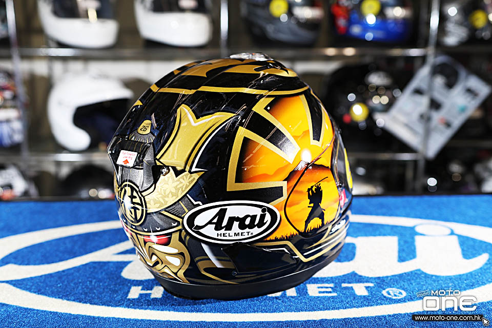 2018 Arai RX-7X PEDROSA SPIRIT GOLD