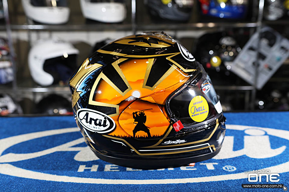 2018 Arai RX-7X PEDROSA SPIRIT GOLD