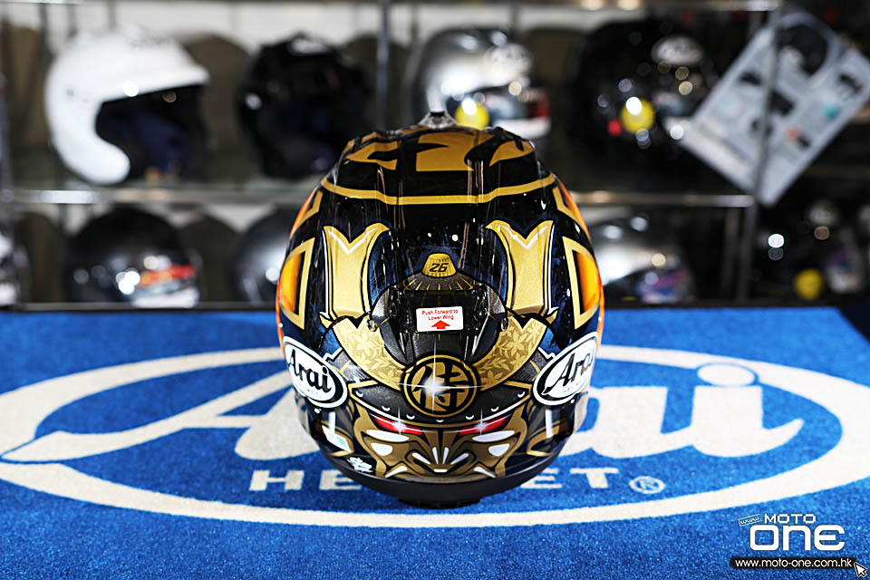 2018 Arai RX-7X PEDROSA SPIRIT GOLD