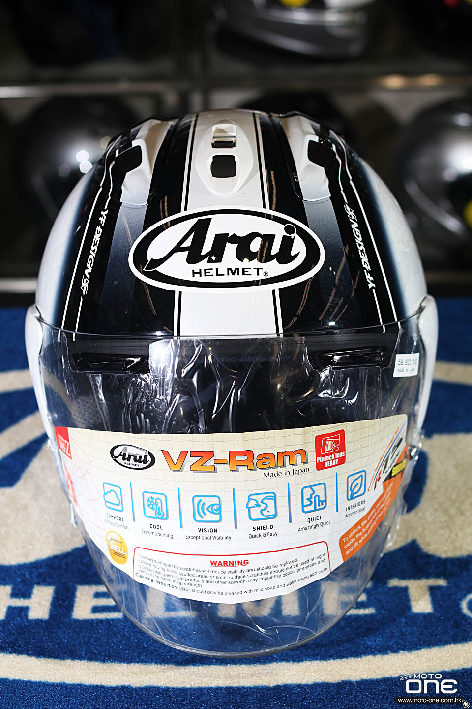 2018 ARAI VZ-RAM HARADA TOUR BLACK WHITE