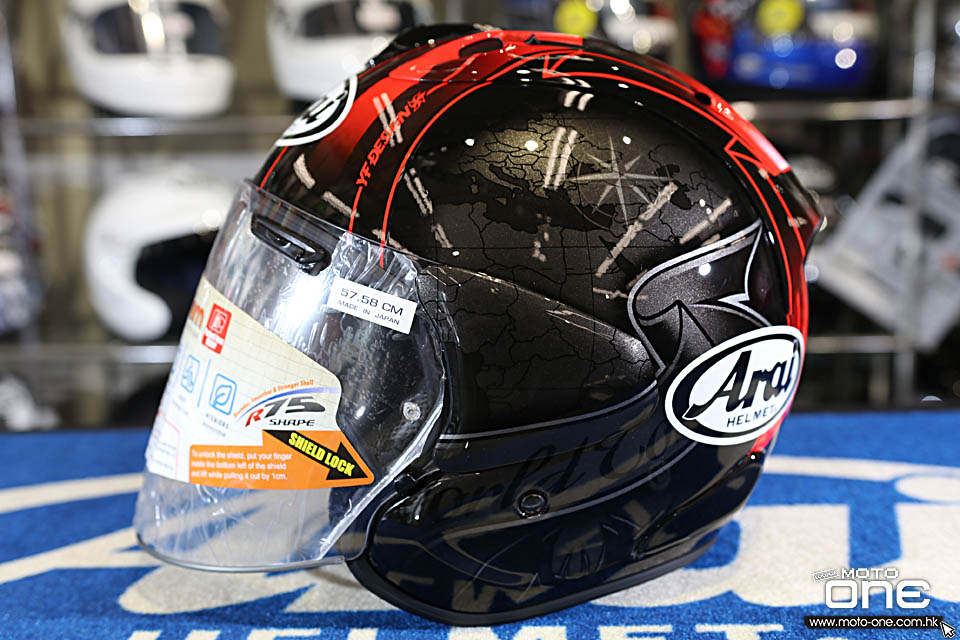 2018 ARAI VZ-RAM HARADA TOUR BLACK WHITE