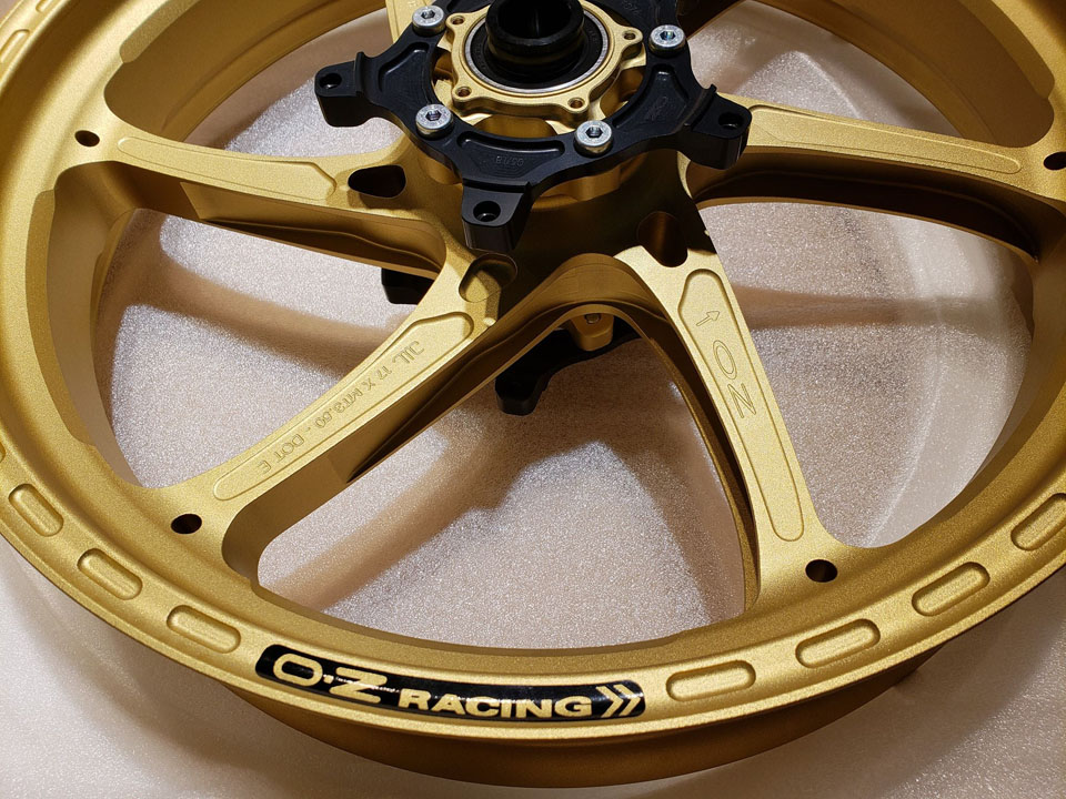 2018 OZ racing forged wheel for 17 YZF-R6