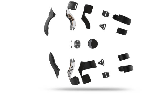 2019 POD K8 KNEE BRACE FORGED CARBON