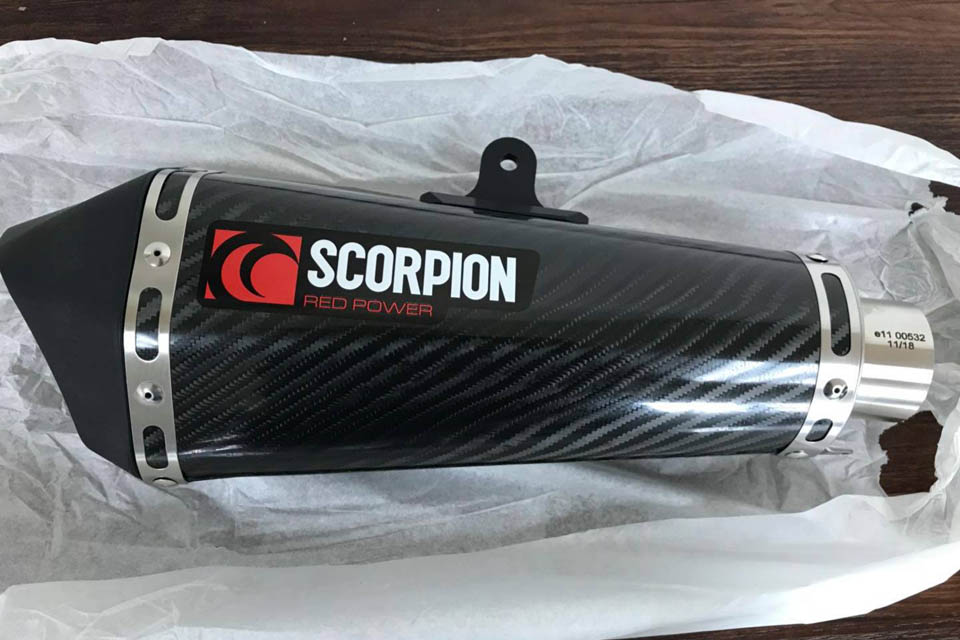 2019 Scorpion exhausts