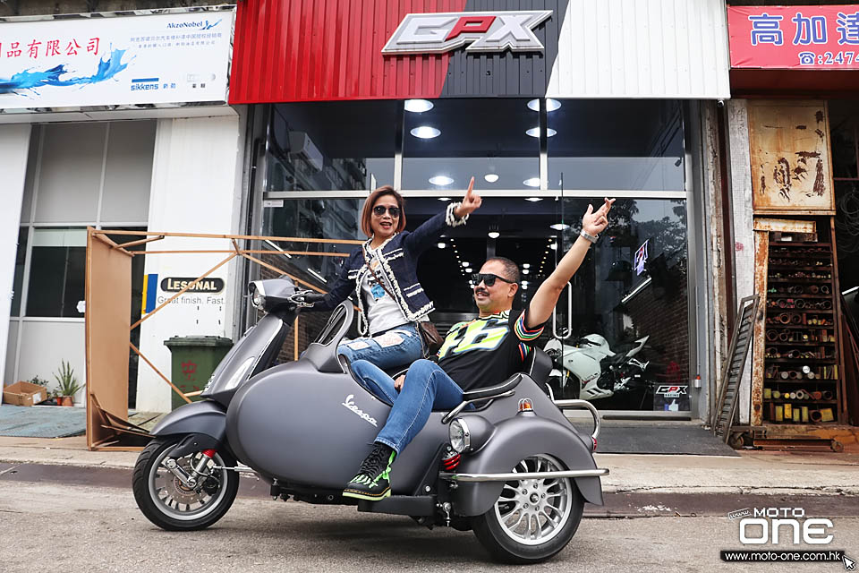 2019 HENRY OPENBOX VESPA SIDECAR