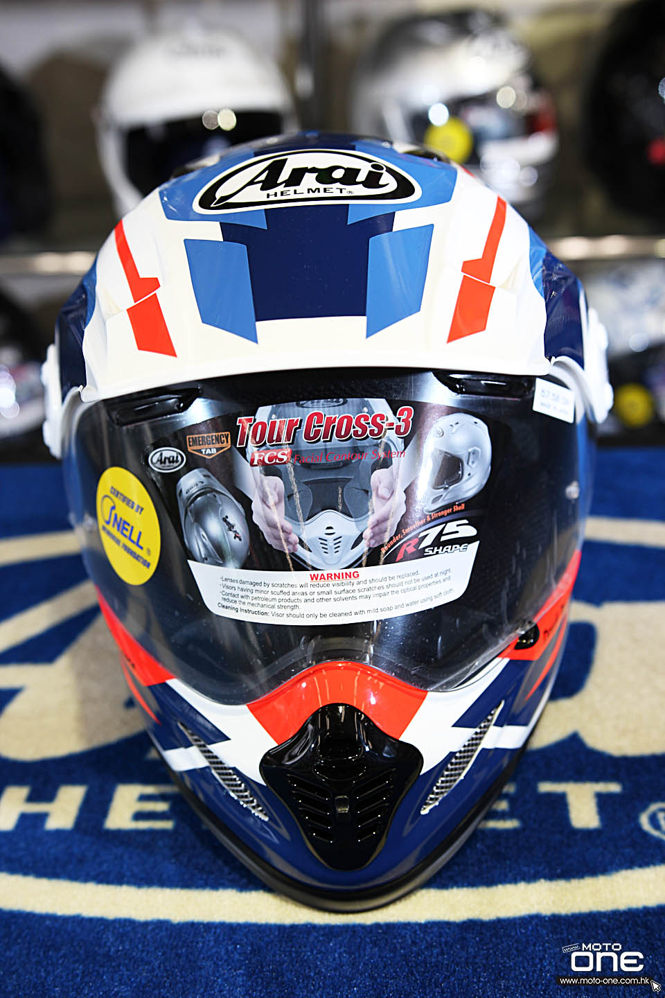 2019 ARAI TOUR-CROSS 3 DEPART BLUE GREY