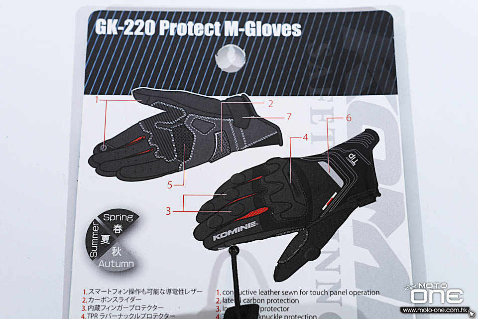 2019 KOMINE M-GLOVES