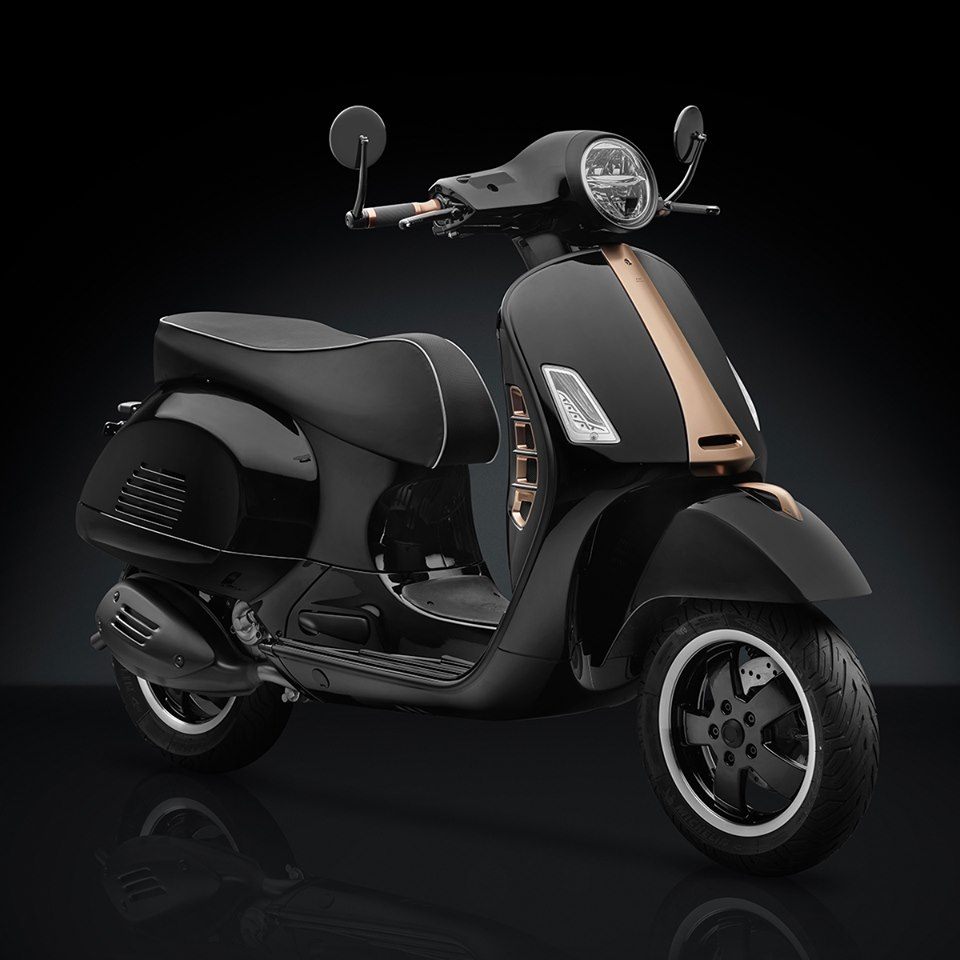 2019 Vespa GTS 300 x Rizoma Bronze 21 Black Collection