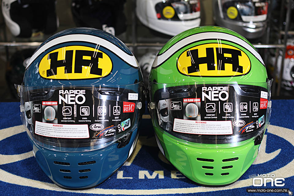 2019 ARAI RAPIDE-NEO HA BLUE GREEN