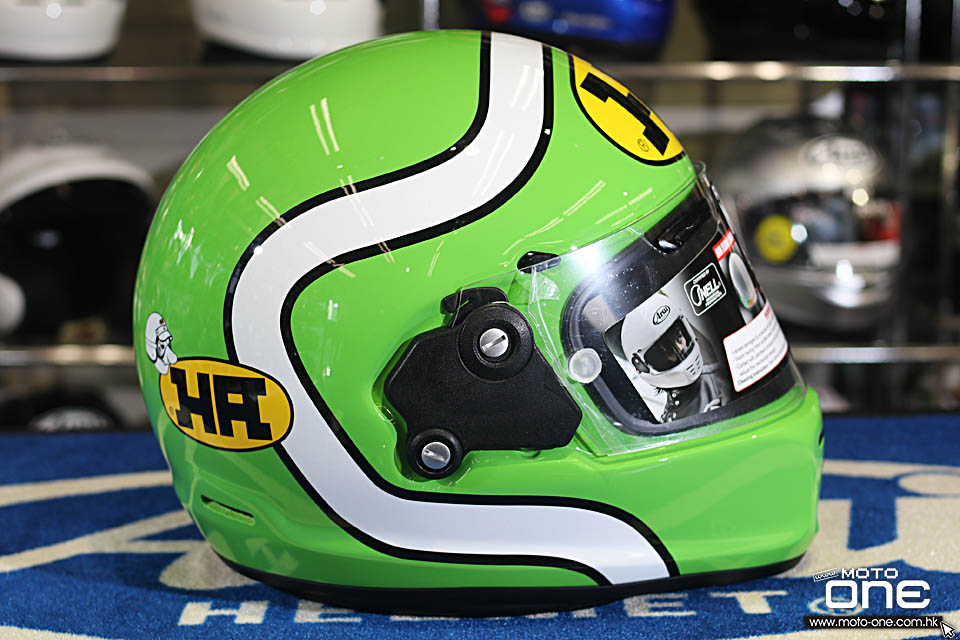 2019 ARAI RAPIDE-NEO HA BLUE GREEN