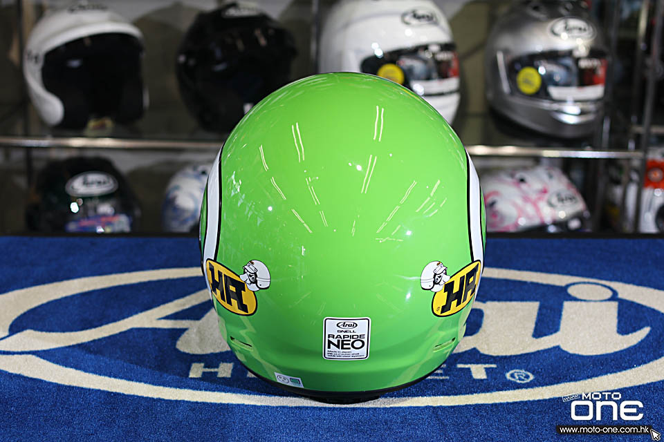 2019 ARAI RAPIDE-NEO HA BLUE GREEN