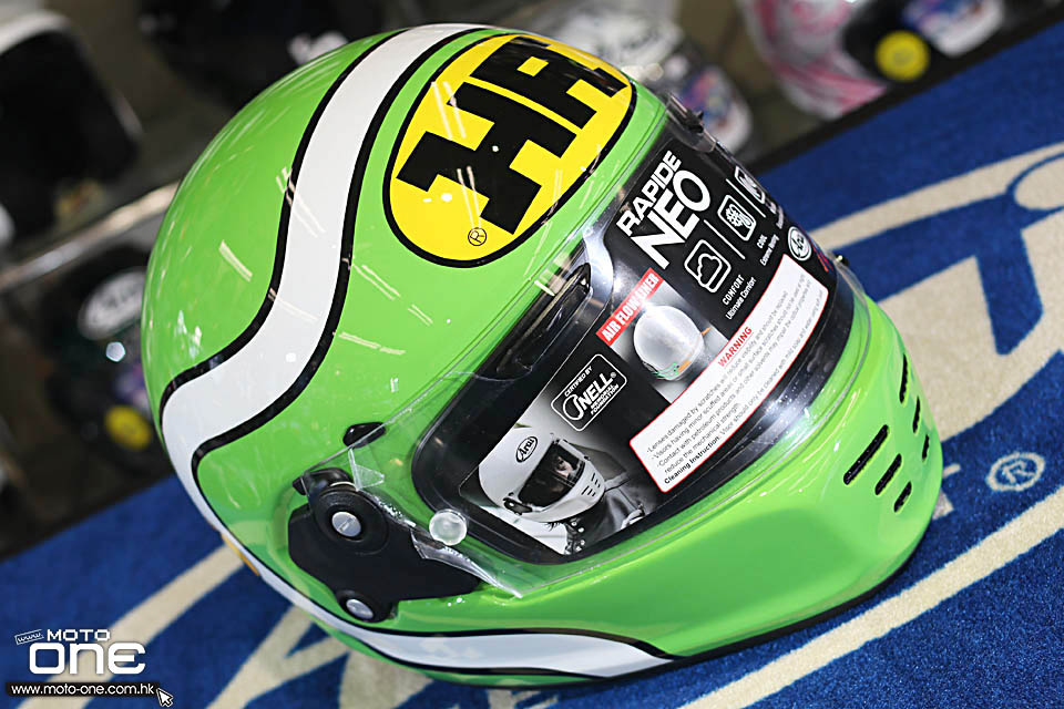 2019 ARAI RAPIDE-NEO HA BLUE GREEN