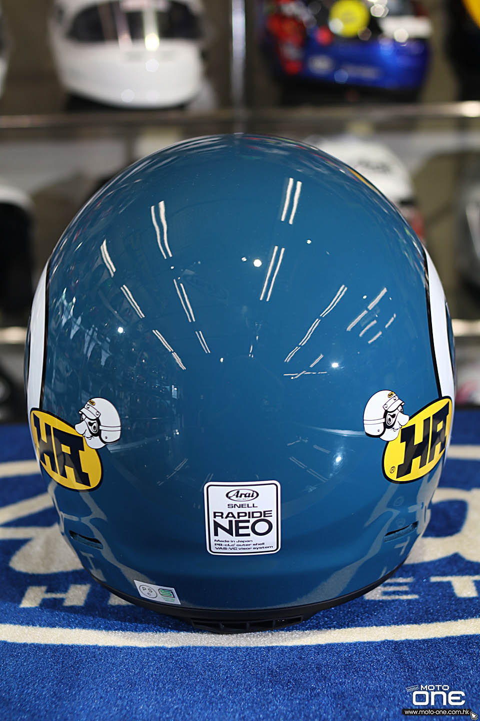 2019 ARAI RAPIDE-NEO HA BLUE GREEN