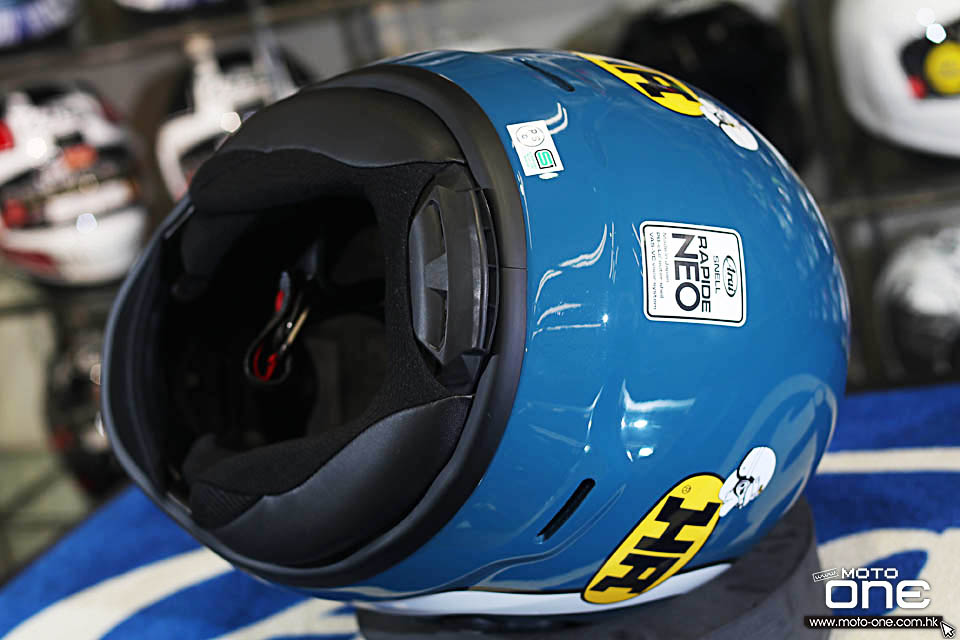 2019 ARAI RAPIDE-NEO HA BLUE GREEN