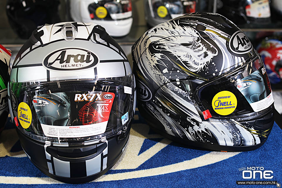 2019 ARAI RX-7X KIYONARI & MAVERICK GP3