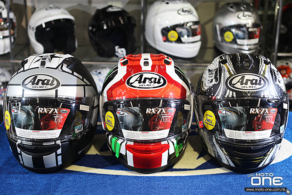 2019 ARAI RX-7X KIYONARI & MAVERICK GP3