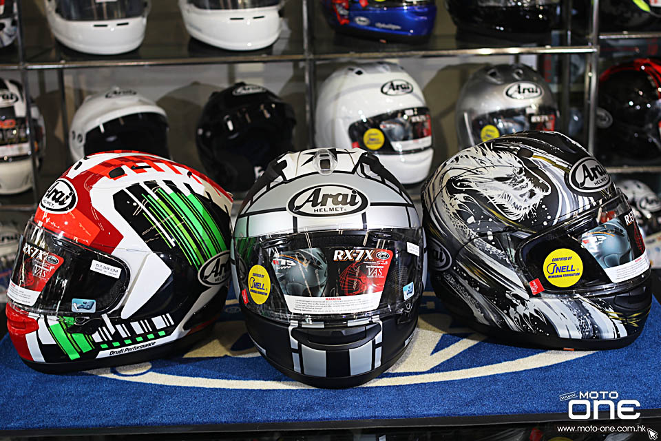 2019 ARAI RX-7X KIYONARI & MAVERICK GP3