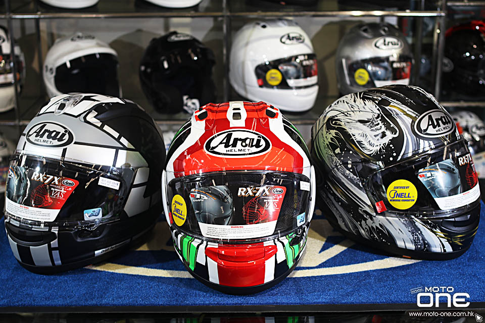 2019 ARAI RX-7X KIYONARI & MAVERICK GP3