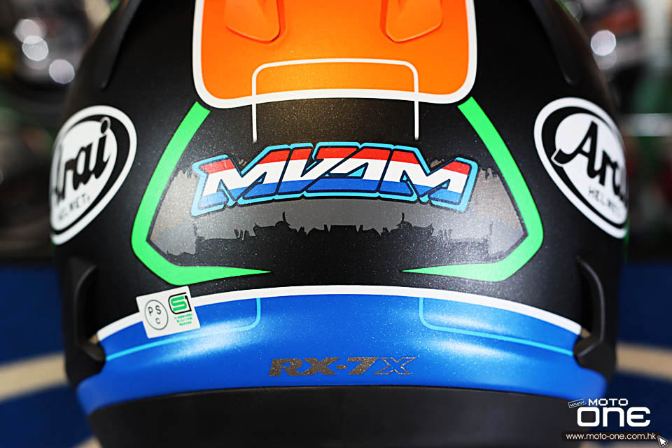 2019 ARAI RX-7X VAN DER MARK