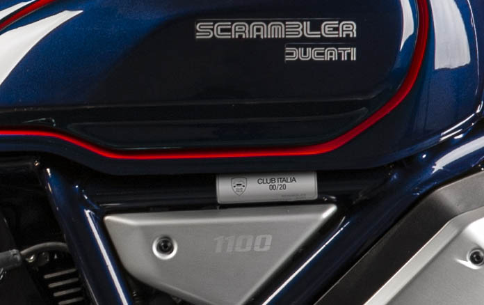 2020 Scrambler Ducati 1100 Scuderia Club Italia