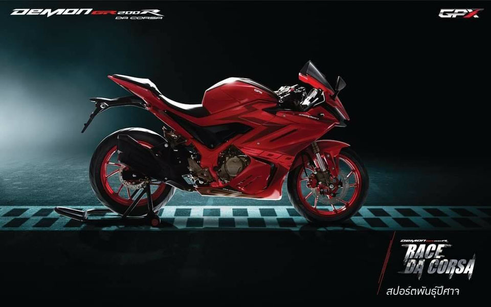 2021 GPX Demon 200GR Race DA Corsa