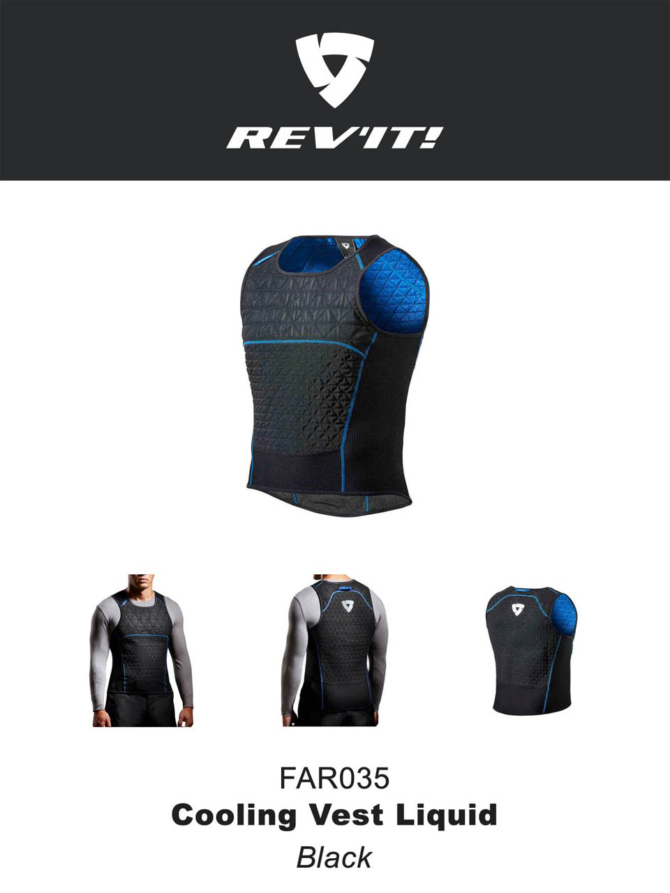 2021 Revit Cooling vest wristband neck collar