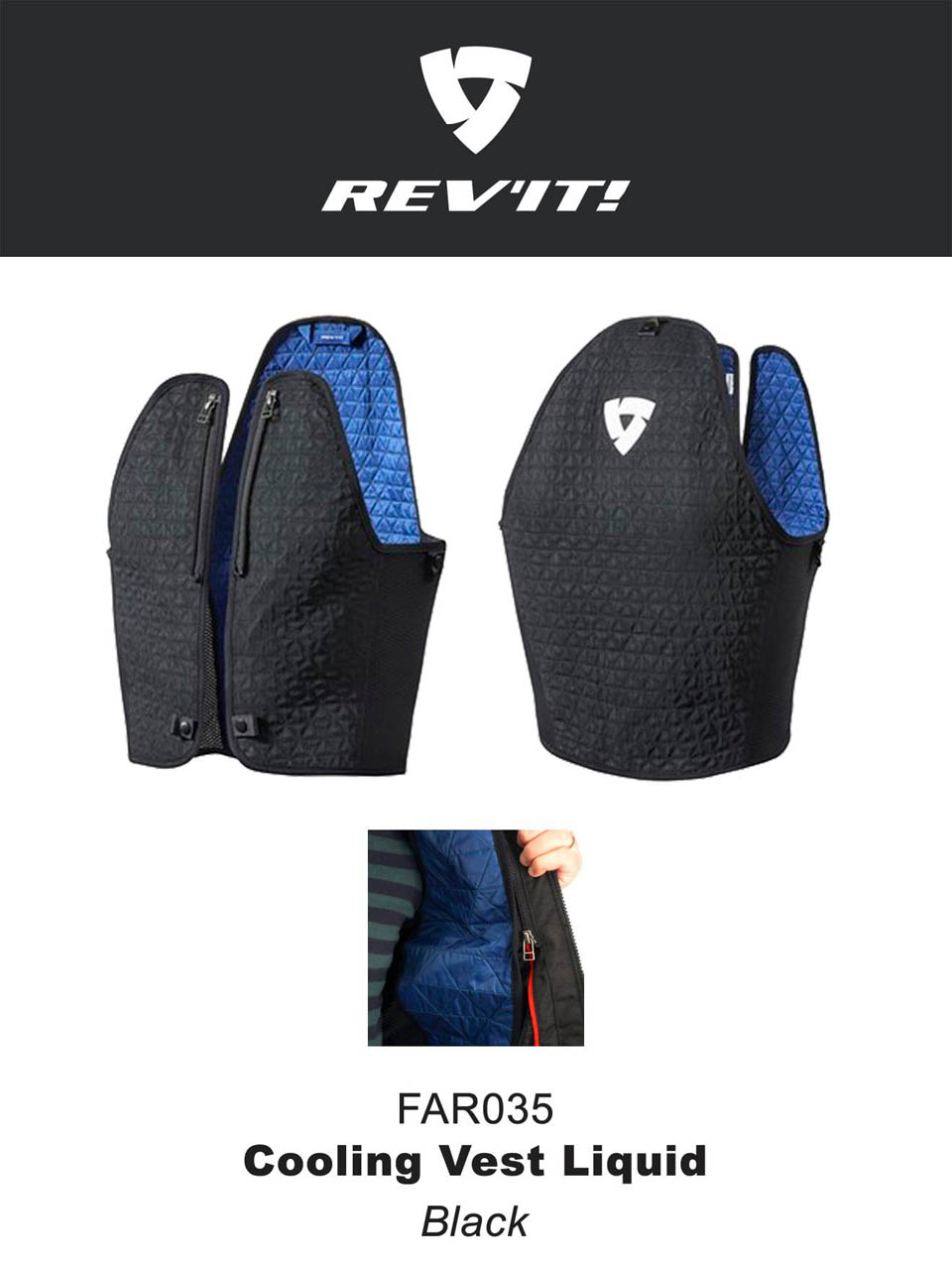 2021 Revit Cooling vest wristband neck collar