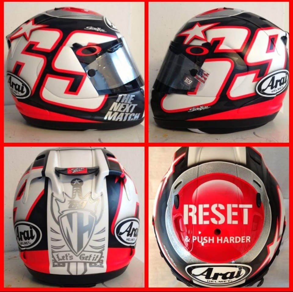 ARAI RX-7X HAYDEN RESET