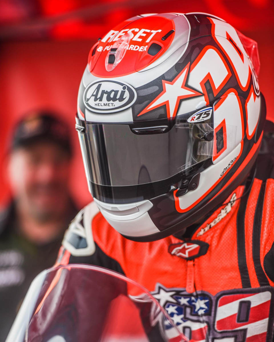 ARAI RX-7X HAYDEN RESET